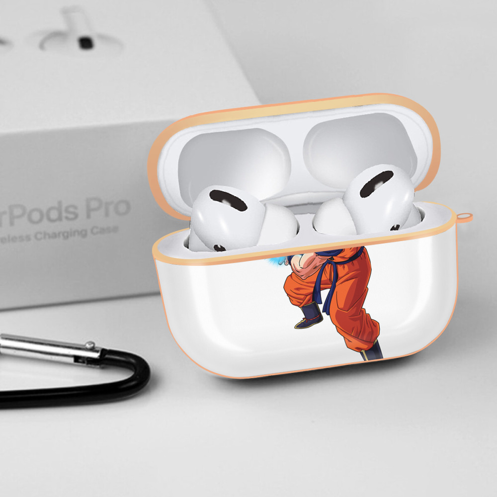 ドラゴンボール 孫悟空（そん ごくう）Son Goku カカロット DRAGON BALL Kakarotto 【AirPods Pro用】ハードシェル保護ケース｜耐衝撃・防指紋・カラビナ付き商品仕様