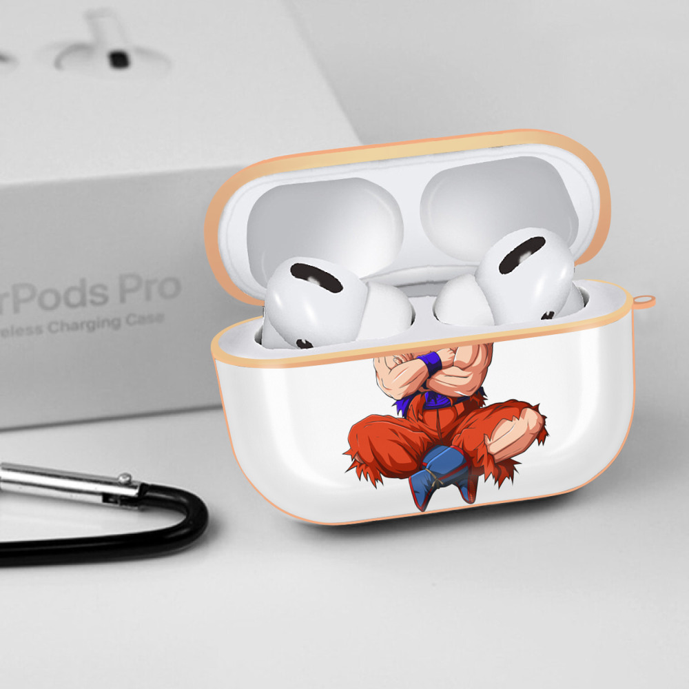 ドラゴンボール 孫悟空（そん ごくう）Son Goku カカロット DRAGON BALL Kakarotto 【AirPods Pro用】ハードシェル保護ケース｜耐衝撃・防指紋・カラビナ付き商品仕様