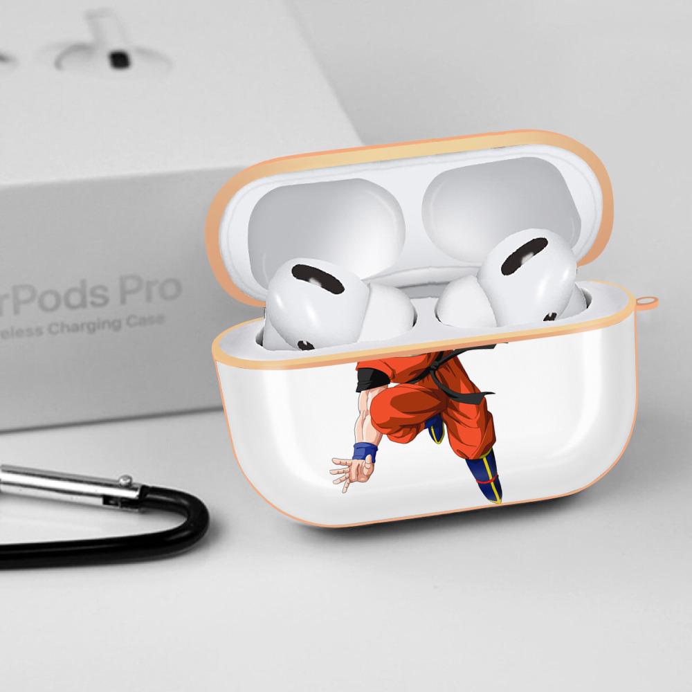ドラゴンボール 孫悟空（そん ごくう）Son Goku カカロット DRAGON BALL Kakarotto 【AirPods Pro用】ハードシェル保護ケース｜耐衝撃・防指紋・カラビナ付き商品仕様