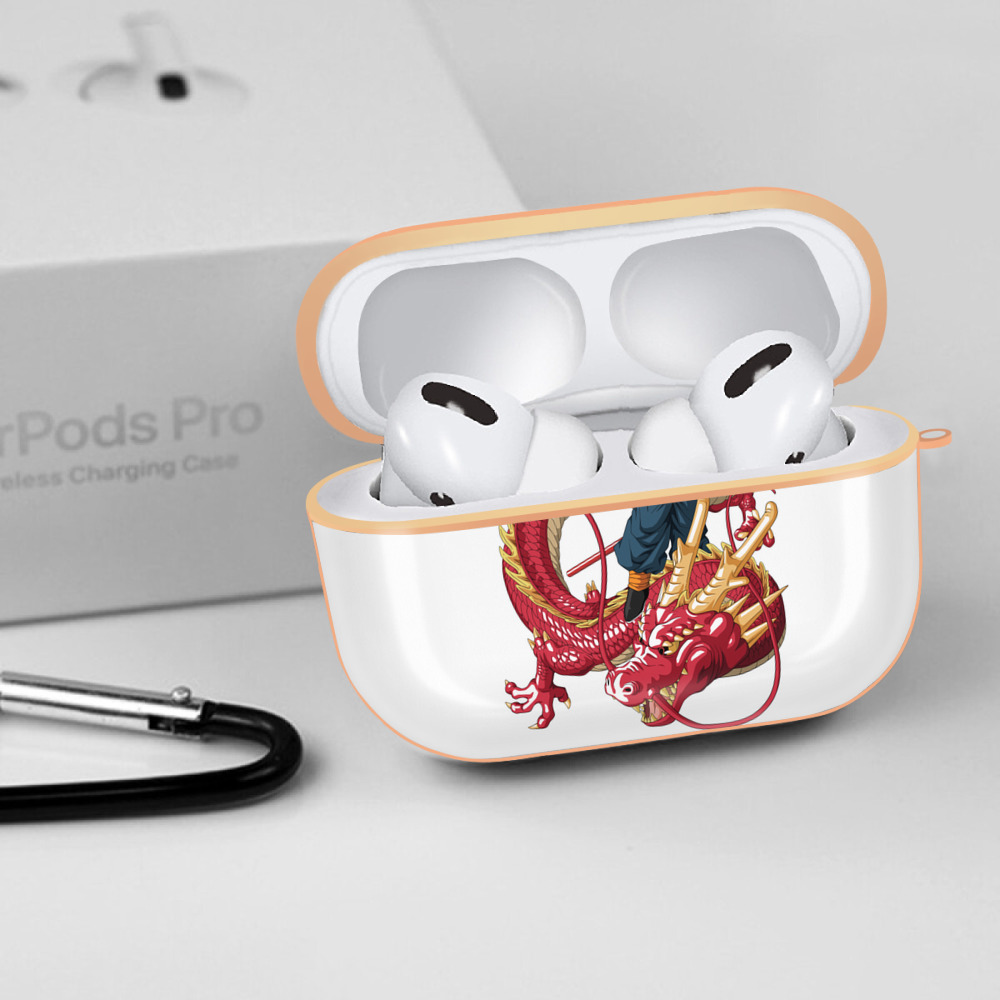 ドラゴンボール 孫悟空（そん ごくう）Son Goku カカロット DRAGON BALL Kakarotto 【AirPods Pro用】ハードシェル保護ケース｜耐衝撃・防指紋・カラビナ付き商品仕様