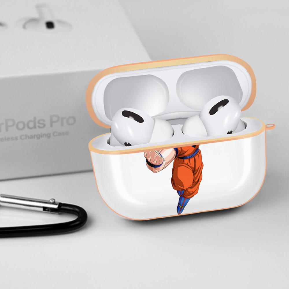 ドラゴンボール 孫悟空（そん ごくう）Son Goku カカロット DRAGON BALL Kakarotto 【AirPods Pro用】ハードシェル保護ケース｜耐衝撃・防指紋・カラビナ付き商品仕様