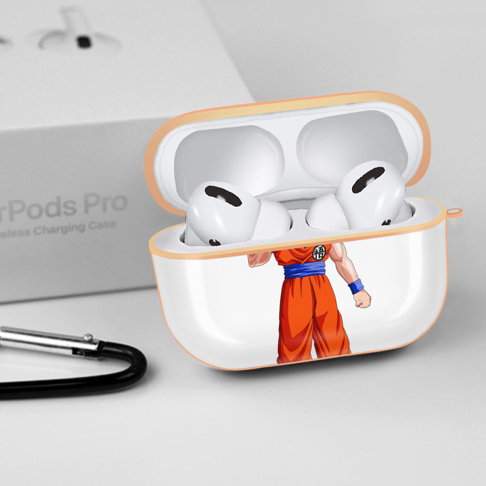 ドラゴンボール 孫悟空（そん ごくう）Son Goku カカロット DRAGON BALL Kakarotto 【AirPods Pro用】ハードシェル保護ケース｜耐衝撃・防指紋・カラビナ付き商品仕様