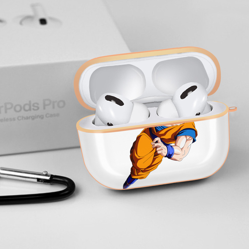 ドラゴンボール 孫悟空（そん ごくう）Son Goku カカロット DRAGON BALL Kakarotto 【AirPods Pro用】ハードシェル保護ケース｜耐衝撃・防指紋・カラビナ付き商品仕様