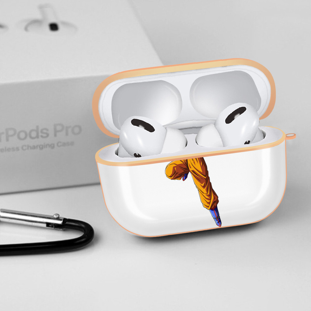 ドラゴンボール 孫悟空（そん ごくう）Son Goku カカロット DRAGON BALL Kakarotto 【AirPods Pro用】ハードシェル保護ケース｜耐衝撃・防指紋・カラビナ付き商品仕様