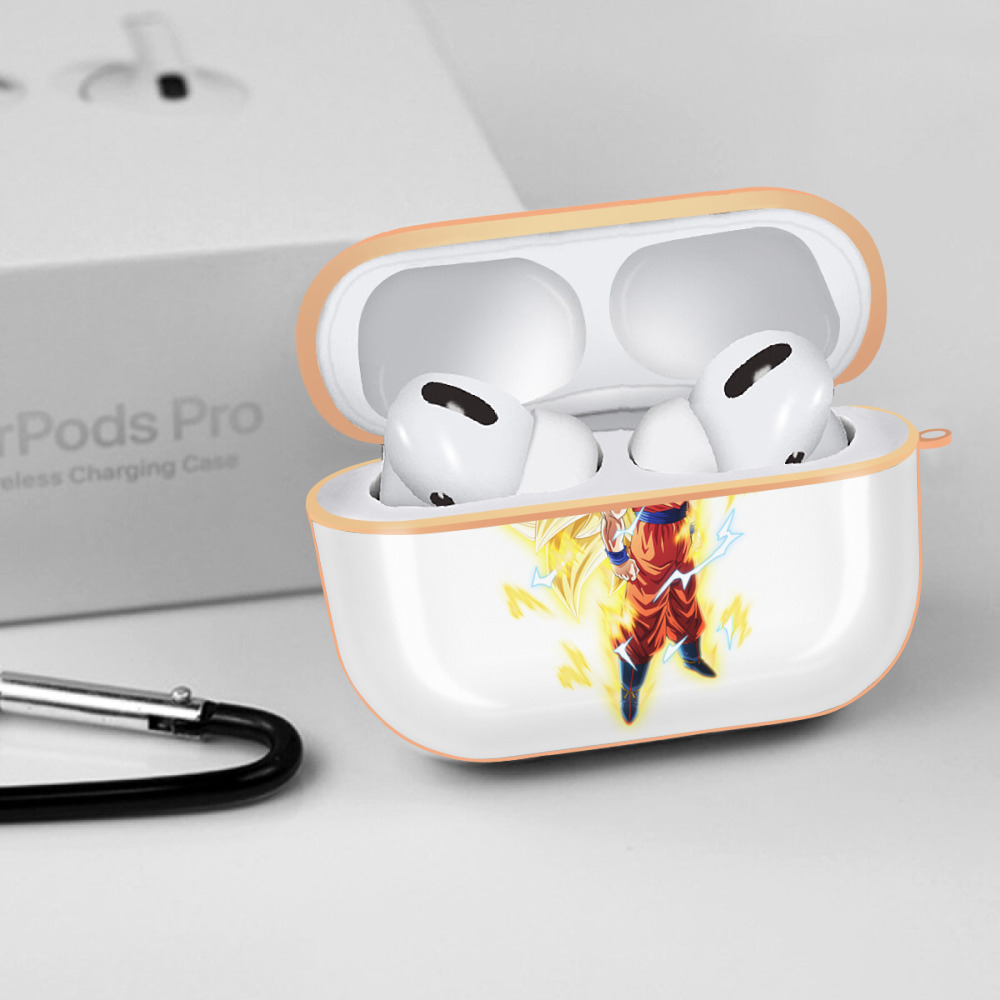 ドラゴンボール 孫悟空（そん ごくう）Son Goku カカロット DRAGON BALL Kakarotto 【AirPods Pro用】ハードシェル保護ケース｜耐衝撃・防指紋・カラビナ付き商品仕様