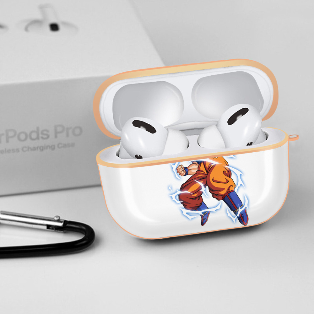 ドラゴンボール 孫悟空（そん ごくう）Son Goku カカロット DRAGON BALL Kakarotto 【AirPods Pro用】ハードシェル保護ケース｜耐衝撃・防指紋・カラビナ付き商品仕様