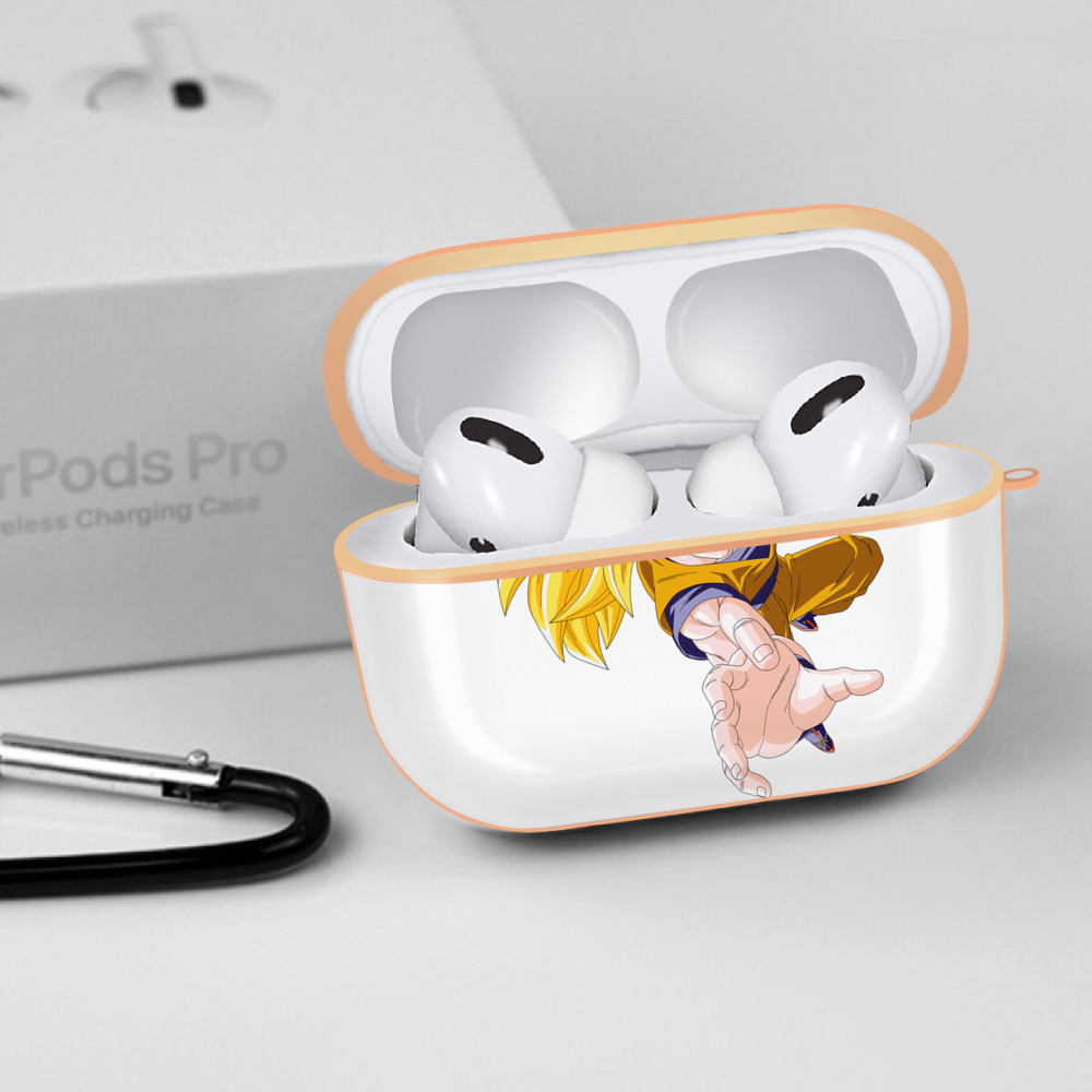 ドラゴンボール 孫悟空（そん ごくう）Son Goku カカロット DRAGON BALL Kakarotto 【AirPods Pro用】ハードシェル保護ケース｜耐衝撃・防指紋・カラビナ付き商品仕様