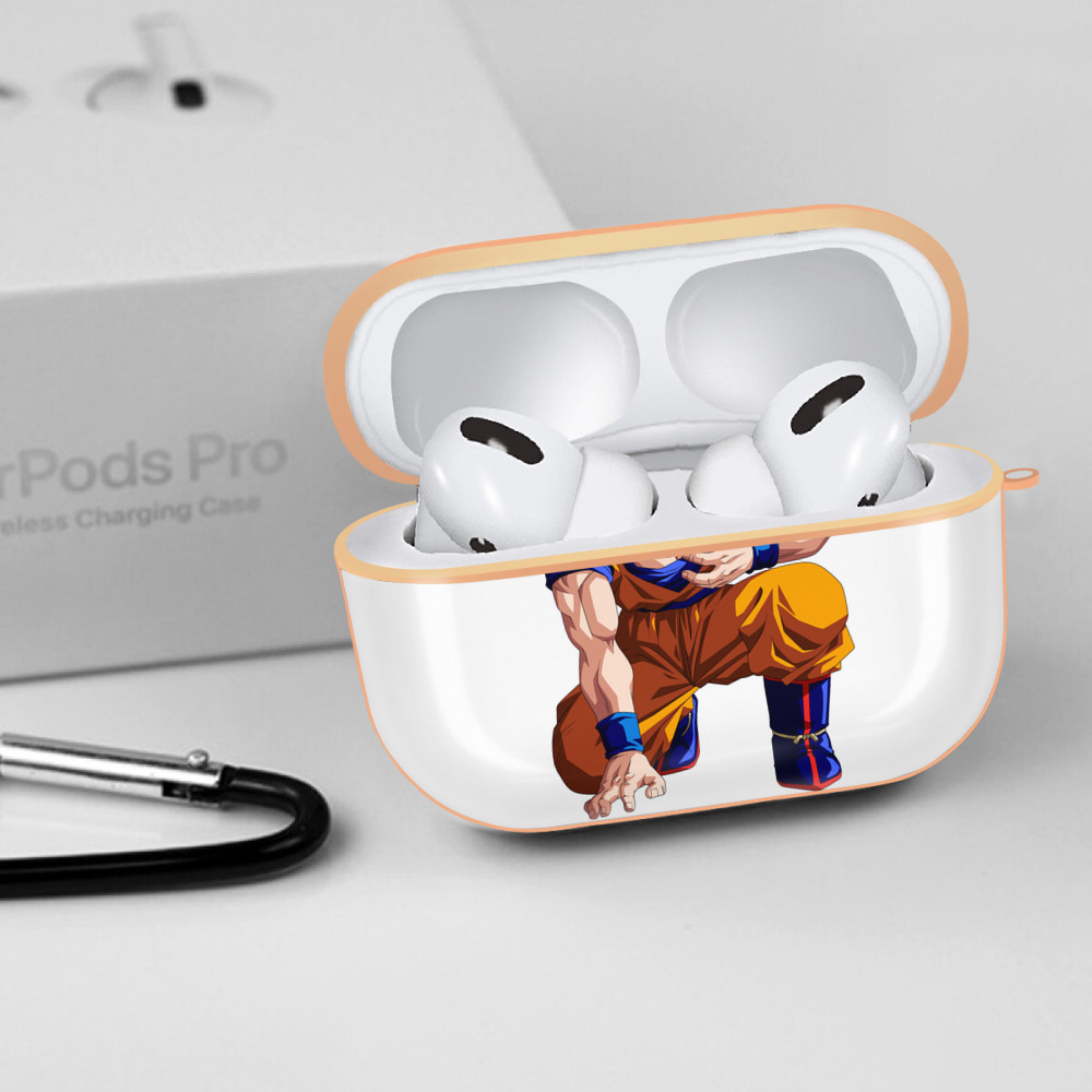 ドラゴンボール 孫悟空（そん ごくう）Son Goku カカロット DRAGON BALL Kakarotto 【AirPods Pro用】ハードシェル保護ケース｜耐衝撃・防指紋・カラビナ付き商品仕様