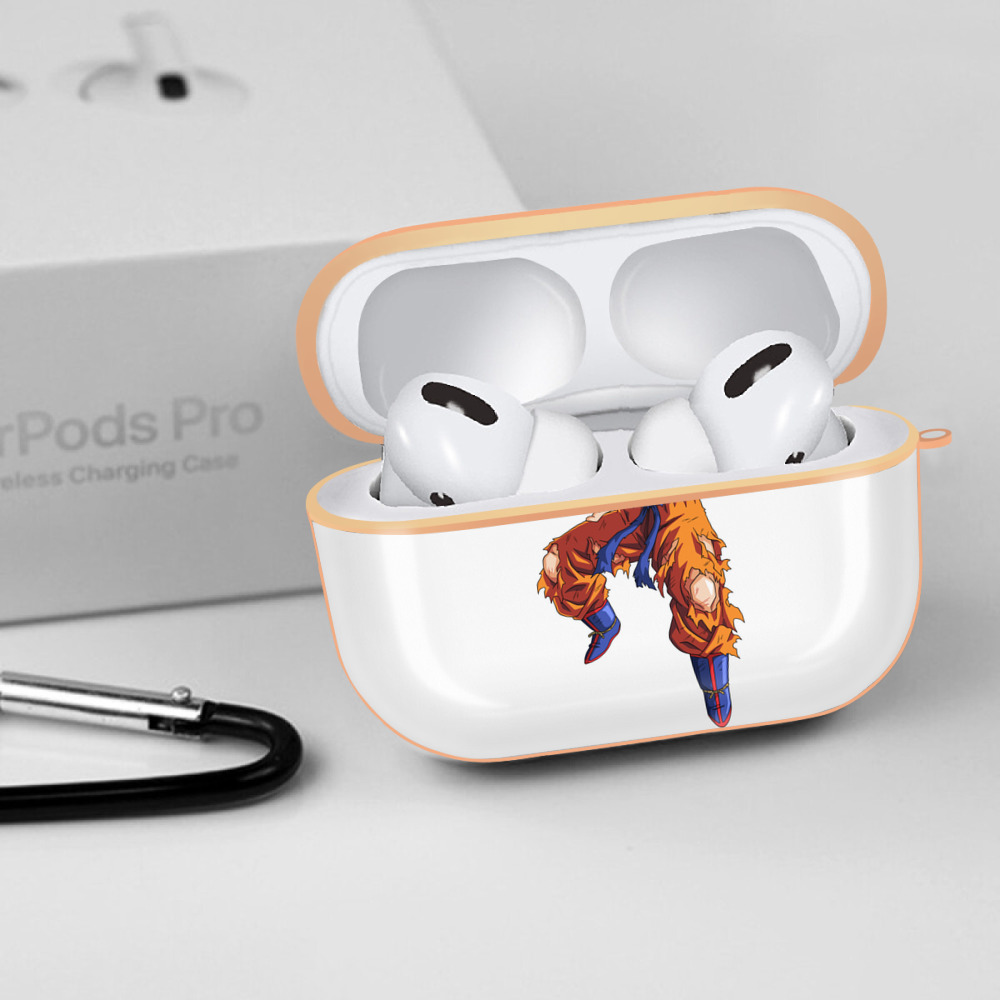 ドラゴンボール 孫悟空（そん ごくう）Son Goku カカロット DRAGON BALL Kakarotto 【AirPods Pro用】ハードシェル保護ケース｜耐衝撃・防指紋・カラビナ付き商品仕様