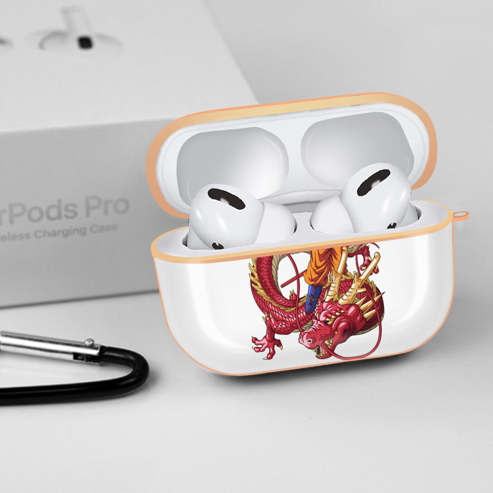 ドラゴンボール 孫悟空（そん ごくう）Son Goku カカロット DRAGON BALL Kakarotto 【AirPods Pro用】ハードシェル保護ケース｜耐衝撃・防指紋・カラビナ付き商品仕様