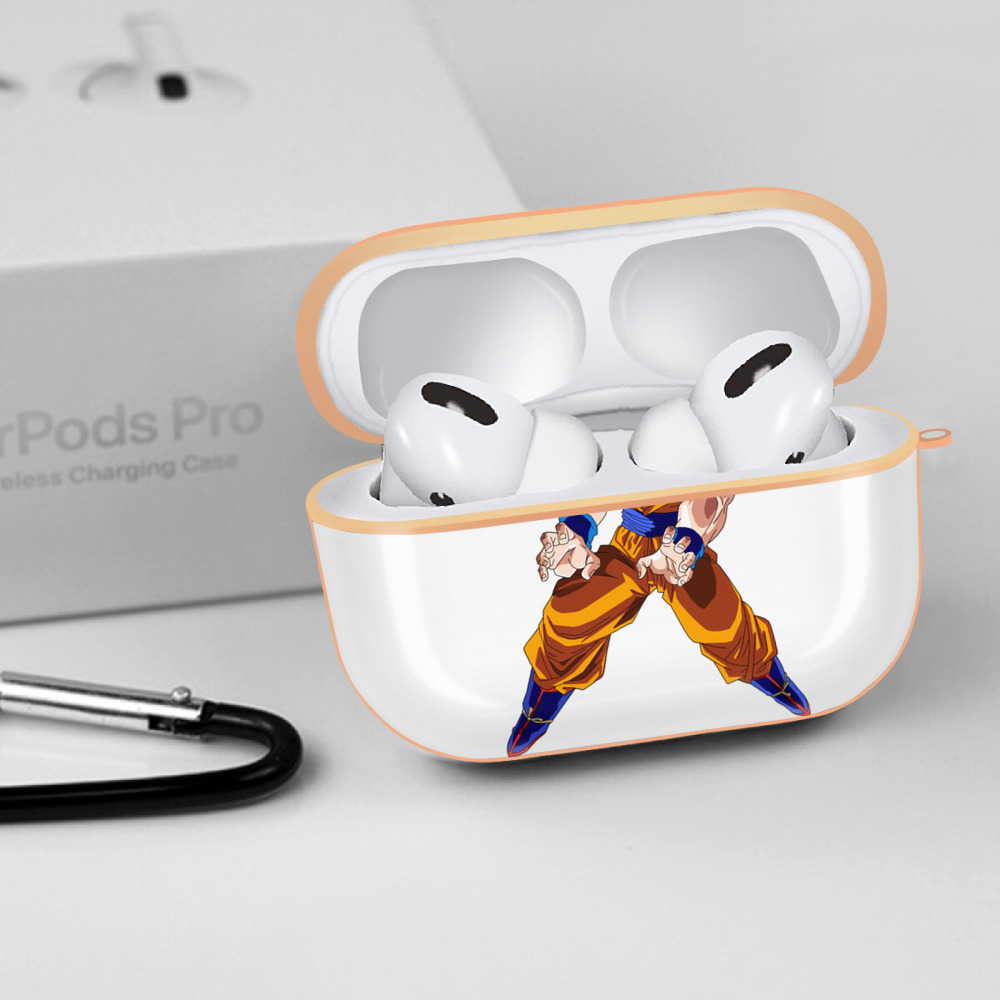 ドラゴンボール 孫悟空（そん ごくう）Son Goku カカロット DRAGON BALL Kakarotto 【AirPods Pro用】ハードシェル保護ケース｜耐衝撃・防指紋・カラビナ付き商品仕様