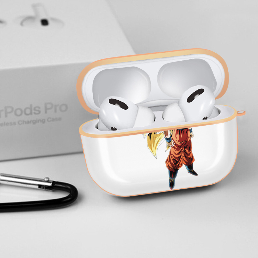 ドラゴンボール 孫悟空（そん ごくう）Son Goku カカロット DRAGON BALL Kakarotto 【AirPods Pro用】ハードシェル保護ケース｜耐衝撃・防指紋・カラビナ付き商品仕様