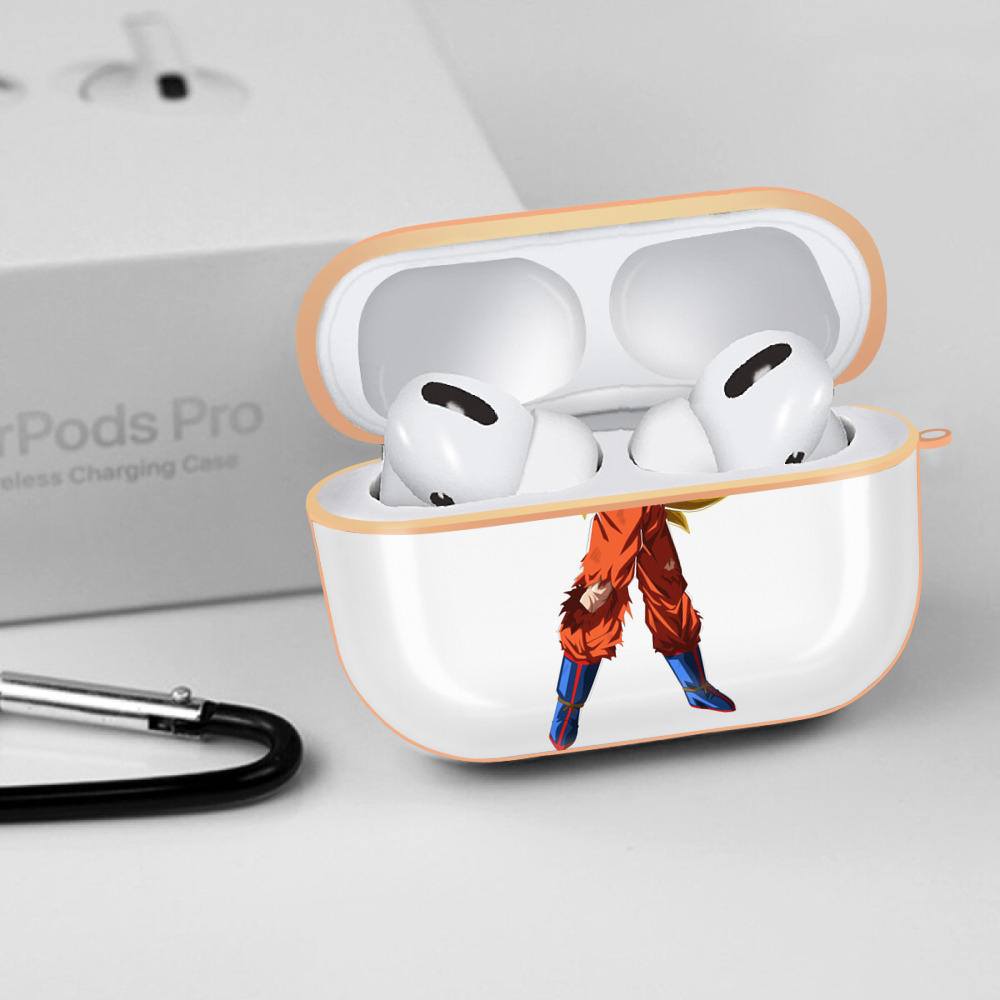ドラゴンボール 孫悟空（そん ごくう）Son Goku カカロット DRAGON BALL Kakarotto 【AirPods Pro用】ハードシェル保護ケース｜耐衝撃・防指紋・カラビナ付き商品仕様