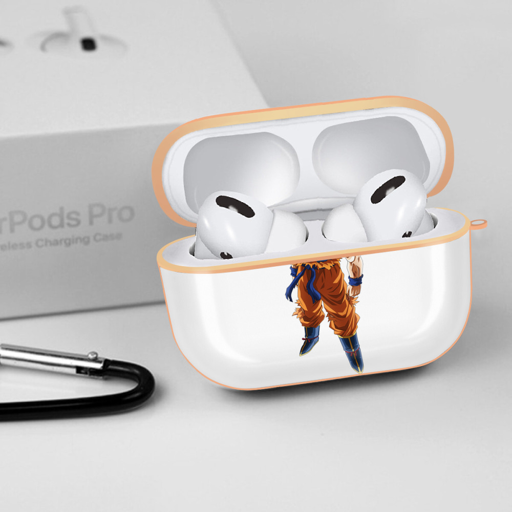 ドラゴンボール 孫悟空（そん ごくう）Son Goku カカロット DRAGON BALL Kakarotto 【AirPods Pro用】ハードシェル保護ケース｜耐衝撃・防指紋・カラビナ付き商品仕様