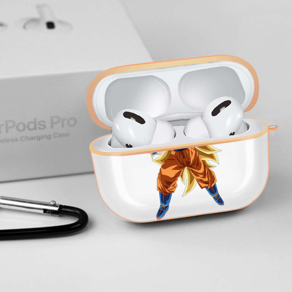 ドラゴンボール 孫悟空（そん ごくう）Son Goku カカロット DRAGON BALL Kakarotto 【AirPods Pro用】ハードシェル保護ケース｜耐衝撃・防指紋・カラビナ付き商品仕様