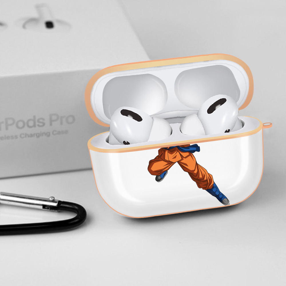 ドラゴンボール 孫悟空（そん ごくう）Son Goku カカロット DRAGON BALL Kakarotto 【AirPods Pro用】ハードシェル保護ケース｜耐衝撃・防指紋・カラビナ付き商品仕様