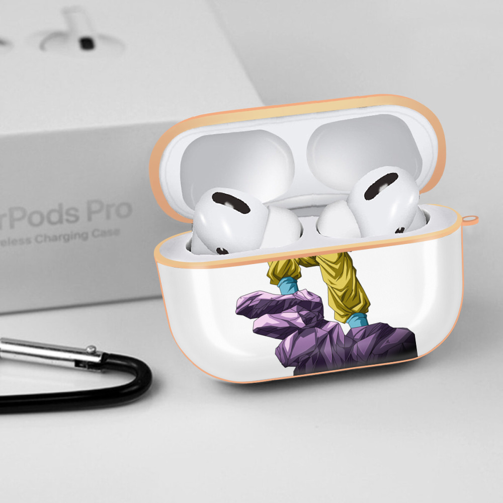 ドラゴンボール 孫悟空（そん ごくう）Son Goku カカロット DRAGON BALL Kakarotto 【AirPods Pro用】ハードシェル保護ケース｜耐衝撃・防指紋・カラビナ付き商品仕様