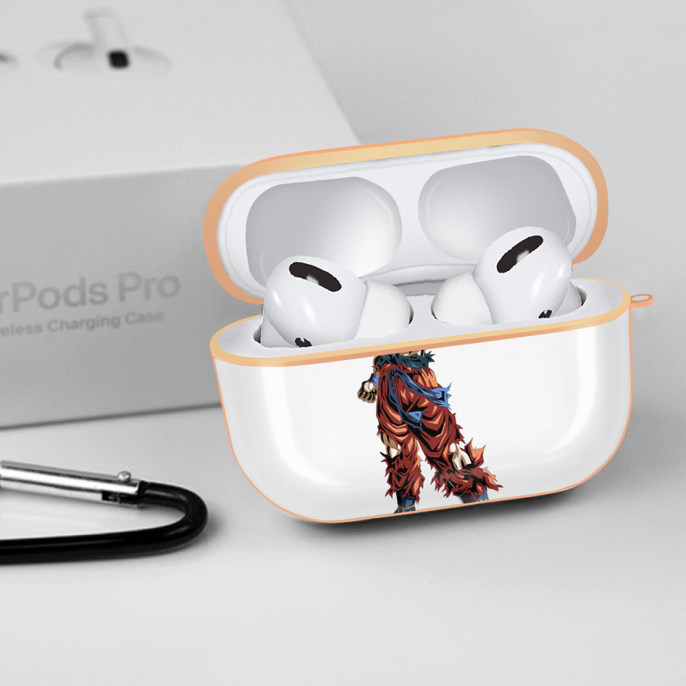 ドラゴンボール 孫悟空（そん ごくう）Son Goku カカロット DRAGON BALL Kakarotto 【AirPods Pro用】ハードシェル保護ケース｜耐衝撃・防指紋・カラビナ付き商品仕様