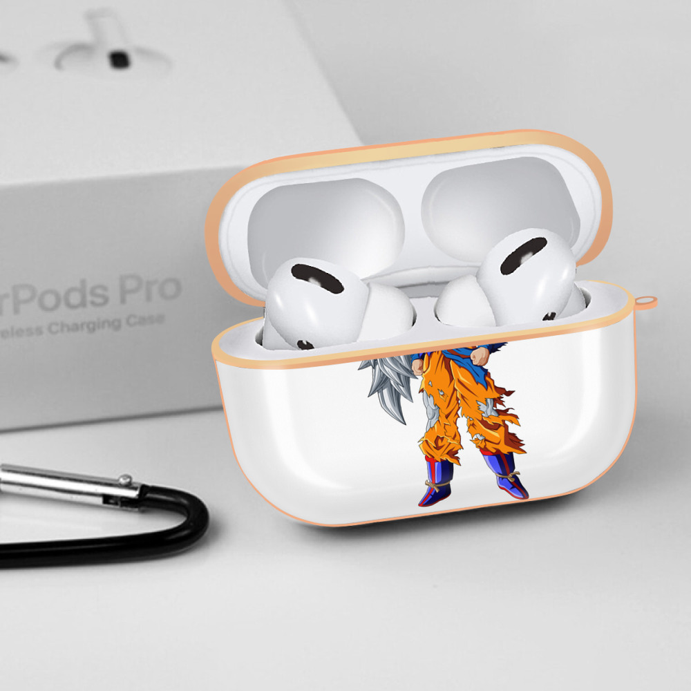 ドラゴンボール 孫悟空（そん ごくう）Son Goku カカロット DRAGON BALL Kakarotto 【AirPods Pro用】ハードシェル保護ケース｜耐衝撃・防指紋・カラビナ付き商品仕様