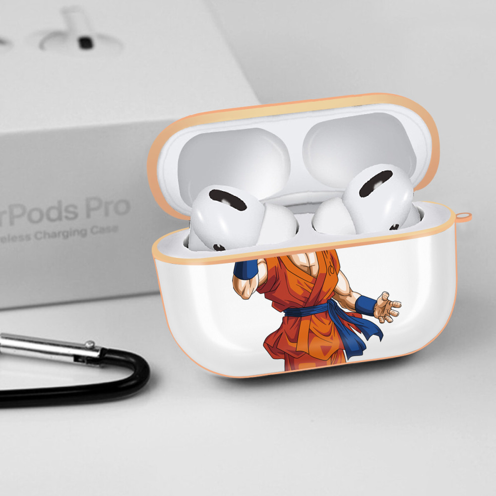 ドラゴンボール 孫悟空（そん ごくう）Son Goku カカロット DRAGON BALL Kakarotto 【AirPods Pro用】ハードシェル保護ケース｜耐衝撃・防指紋・カラビナ付き商品仕様
