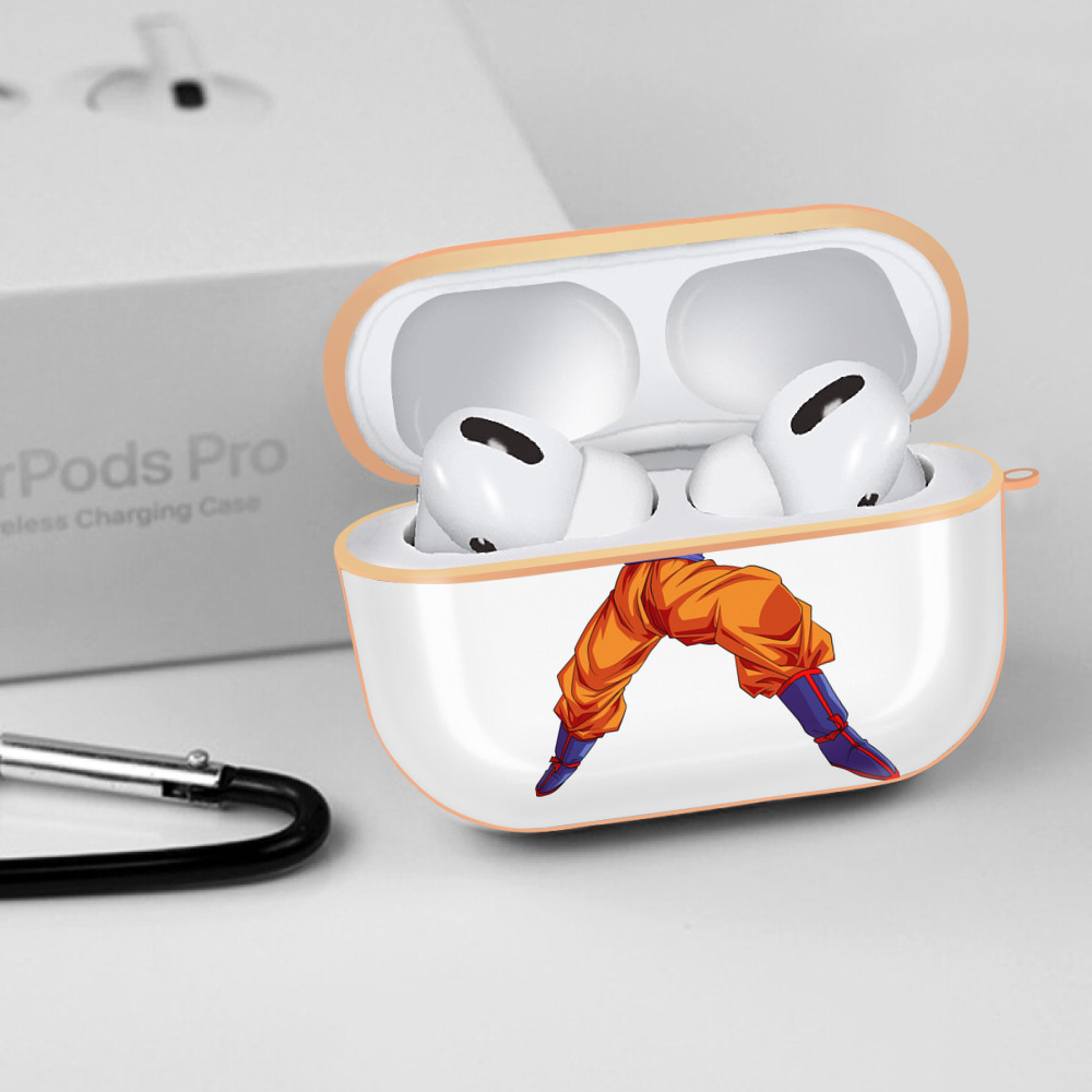 ドラゴンボール 孫悟空（そん ごくう）Son Goku カカロット DRAGON BALL Kakarotto 【AirPods Pro用】ハードシェル保護ケース｜耐衝撃・防指紋・カラビナ付き商品仕様