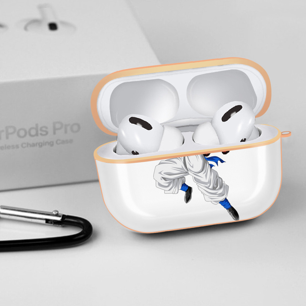ドラゴンボール 孫悟空（そん ごくう）Son Goku カカロット DRAGON BALL Kakarotto 【AirPods Pro用】ハードシェル保護ケース｜耐衝撃・防指紋・カラビナ付き商品仕様