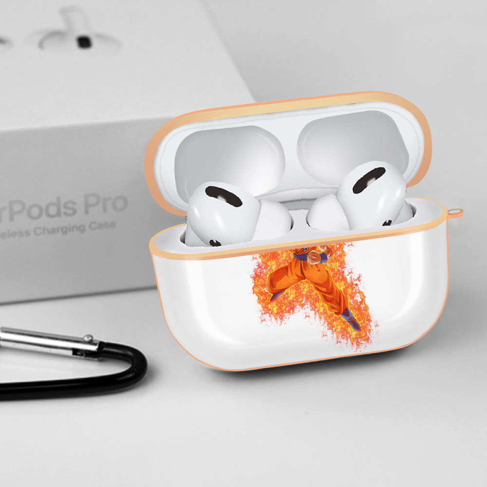 ドラゴンボール 孫悟空（そん ごくう）Son Goku カカロット DRAGON BALL Kakarotto 【AirPods Pro用】ハードシェル保護ケース｜耐衝撃・防指紋・カラビナ付き商品仕様