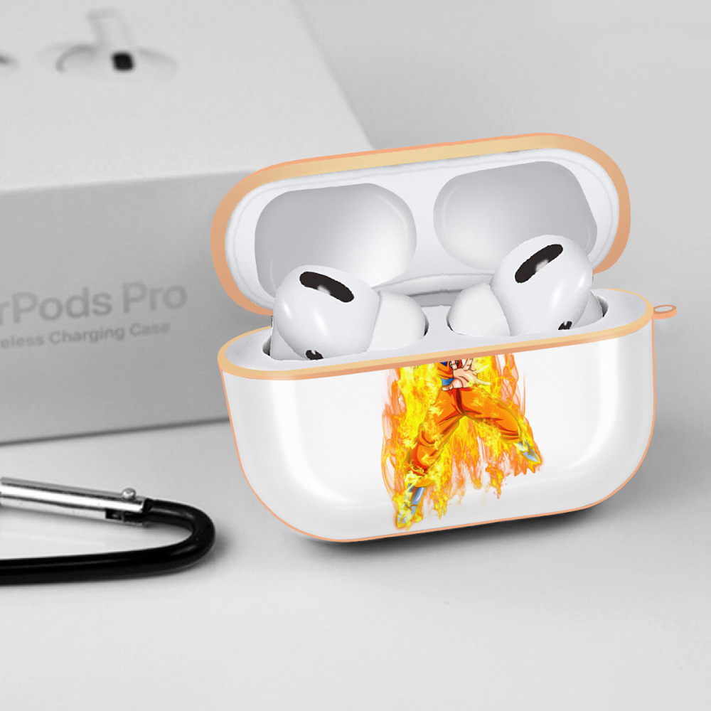 ドラゴンボール 孫悟空（そん ごくう）Son Goku カカロット DRAGON BALL Kakarotto 【AirPods Pro用】ハードシェル保護ケース｜耐衝撃・防指紋・カラビナ付き商品仕様