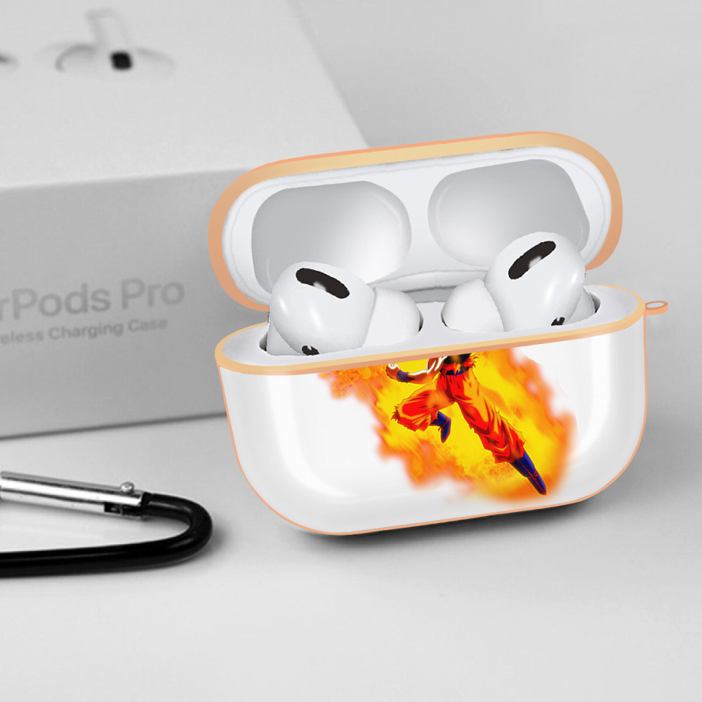 ドラゴンボール 孫悟空（そん ごくう）Son Goku カカロット DRAGON BALL Kakarotto 【AirPods Pro用】ハードシェル保護ケース｜耐衝撃・防指紋・カラビナ付き商品仕様
