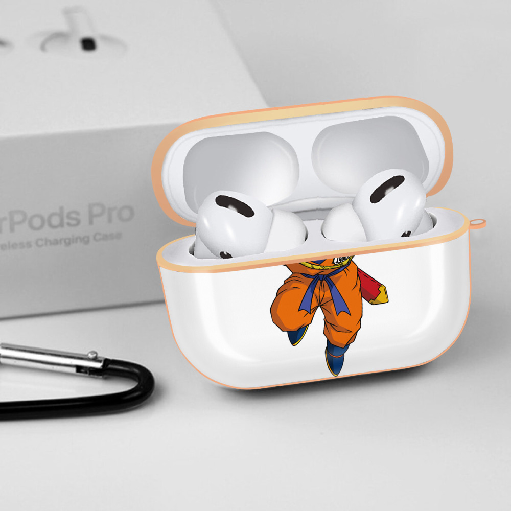 ドラゴンボール 孫悟空（そん ごくう）Son Goku カカロット DRAGON BALL Kakarotto 【AirPods Pro用】ハードシェル保護ケース｜耐衝撃・防指紋・カラビナ付き商品仕様