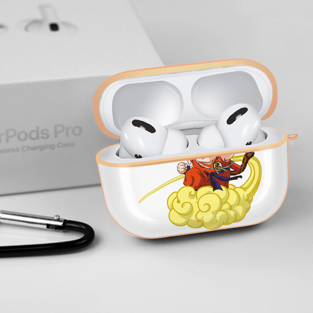 ドラゴンボール 孫悟空（そん ごくう）Son Goku カカロット DRAGON BALL Kakarotto 【AirPods Pro用】ハードシェル保護ケース｜耐衝撃・防指紋・カラビナ付き商品仕様