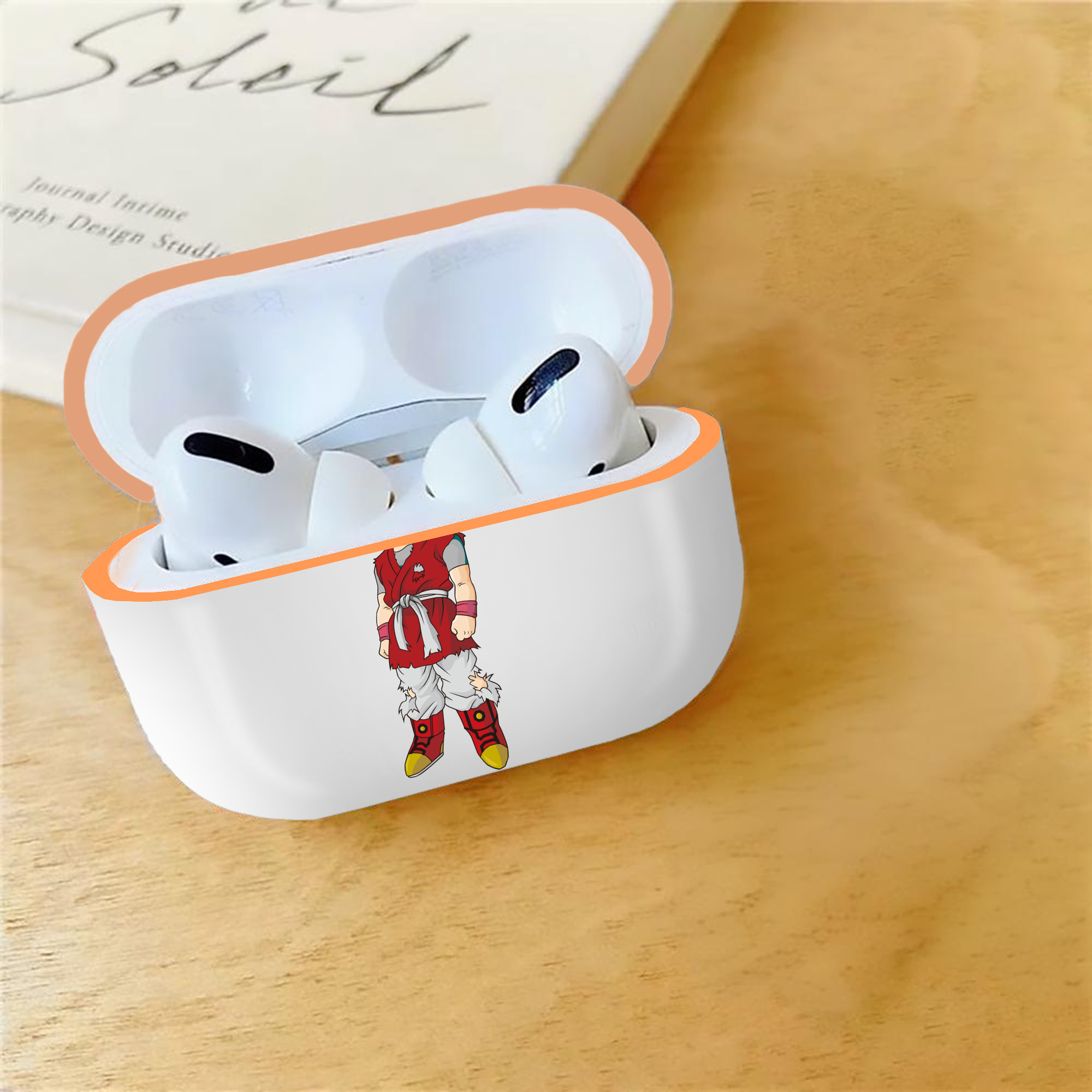 ドラゴンボール 孫悟空（そん ごくう）Son Goku カカロット DRAGON BALL Kakarotto 【AirPods Pro用】ハードシェル保護ケース｜耐衝撃・防指紋・カラビナ付き商品仕様