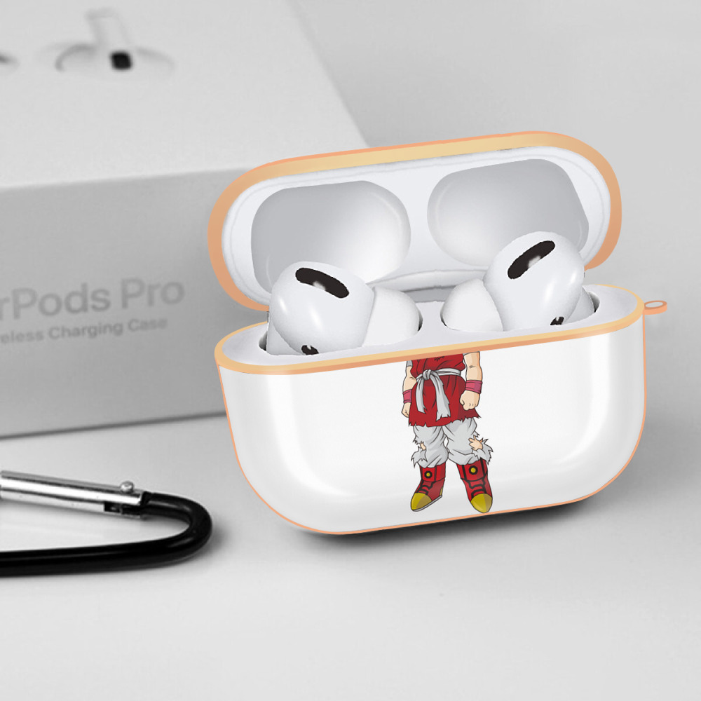 ドラゴンボール 孫悟空（そん ごくう）Son Goku カカロット DRAGON BALL Kakarotto 【AirPods Pro用】ハードシェル保護ケース｜耐衝撃・防指紋・カラビナ付き商品仕様