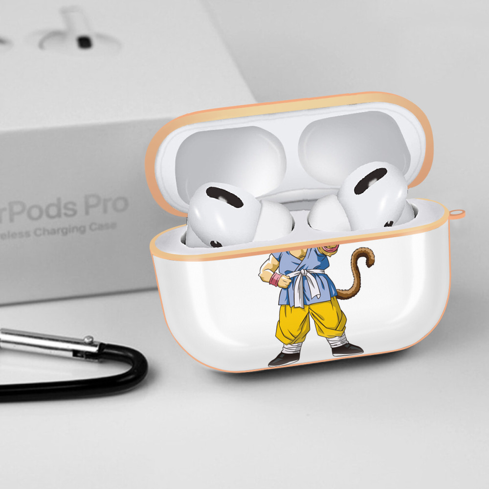 ドラゴンボール 孫悟空（そん ごくう）Son Goku カカロット DRAGON BALL Kakarotto 【AirPods Pro用】ハードシェル保護ケース｜耐衝撃・防指紋・カラビナ付き商品仕様