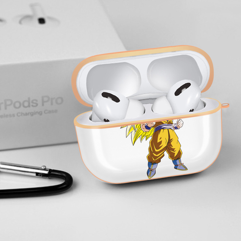 ドラゴンボール 孫悟空（そん ごくう）Son Goku カカロット DRAGON BALL Kakarotto 【AirPods Pro用】ハードシェル保護ケース｜耐衝撃・防指紋・カラビナ付き商品仕様