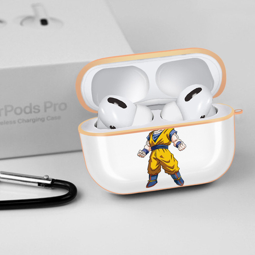 ドラゴンボール 孫悟空（そん ごくう）Son Goku カカロット DRAGON BALL Kakarotto 【AirPods Pro用】ハードシェル保護ケース｜耐衝撃・防指紋・カラビナ付き商品仕様