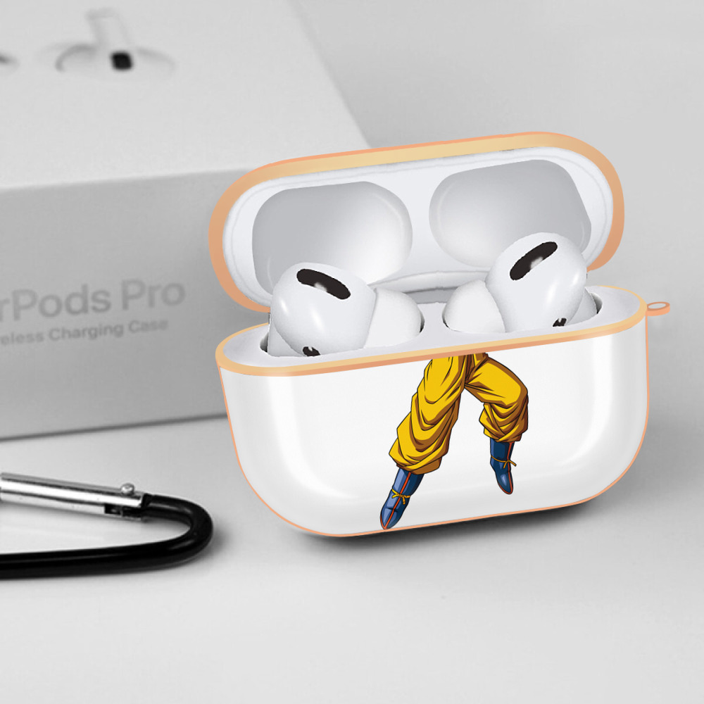 ドラゴンボール 孫悟空（そん ごくう）Son Goku カカロット DRAGON BALL Kakarotto 【AirPods Pro用】ハードシェル保護ケース｜耐衝撃・防指紋・カラビナ付き商品仕様