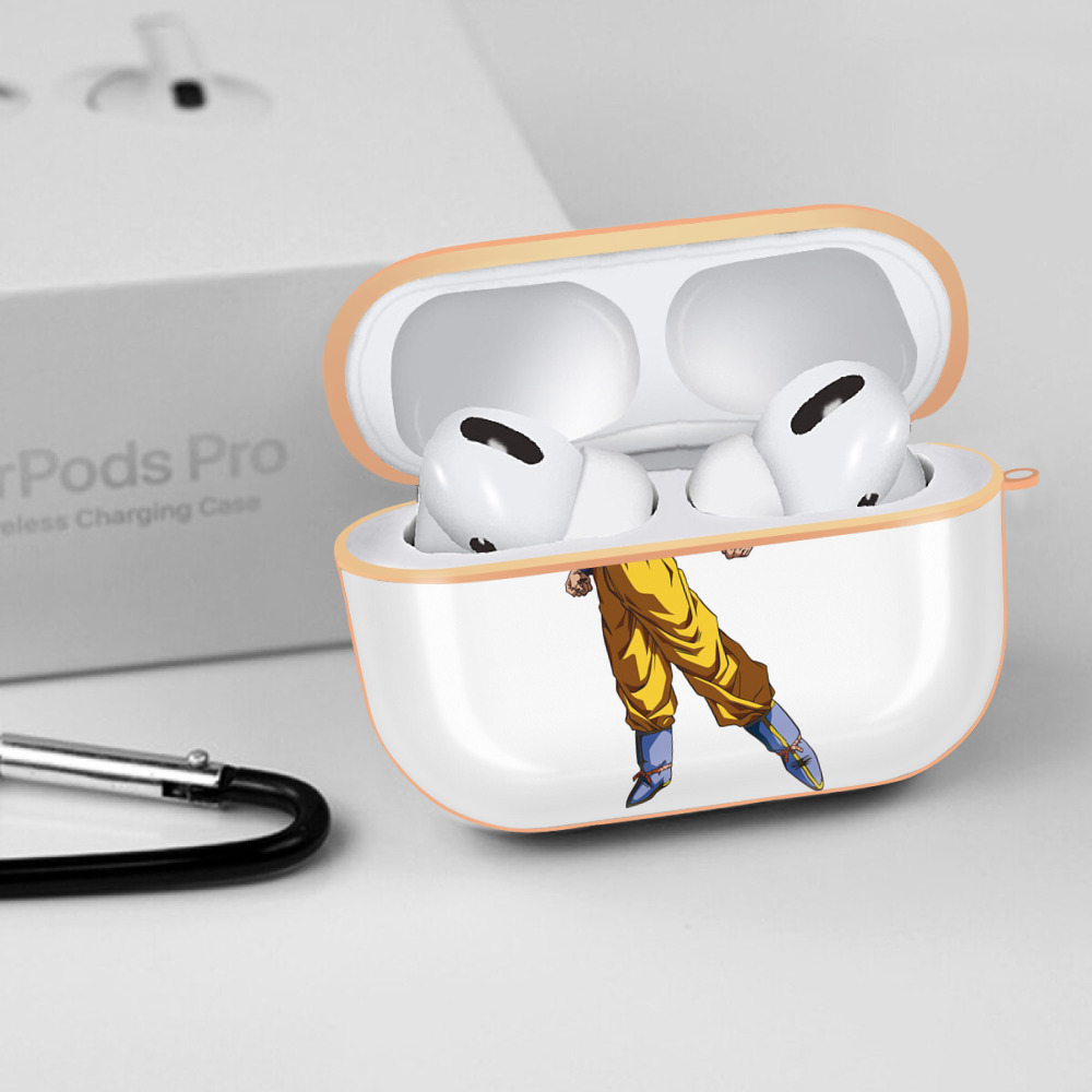 ドラゴンボール 孫悟空（そん ごくう）Son Goku カカロット DRAGON BALL Kakarotto 【AirPods Pro用】ハードシェル保護ケース｜耐衝撃・防指紋・カラビナ付き商品仕様
