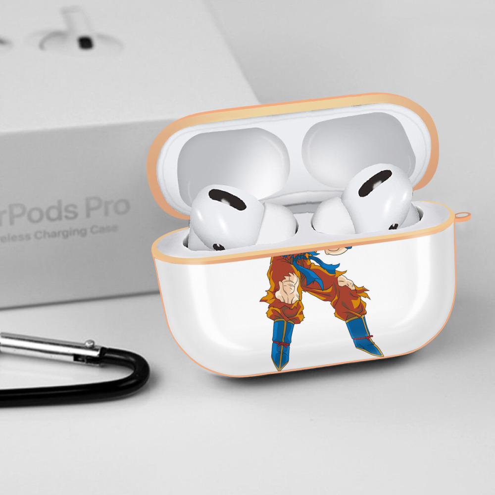 ドラゴンボール 孫悟空（そん ごくう）Son Goku カカロット DRAGON BALL Kakarotto 【AirPods Pro用】ハードシェル保護ケース｜耐衝撃・防指紋・カラビナ付き商品仕様