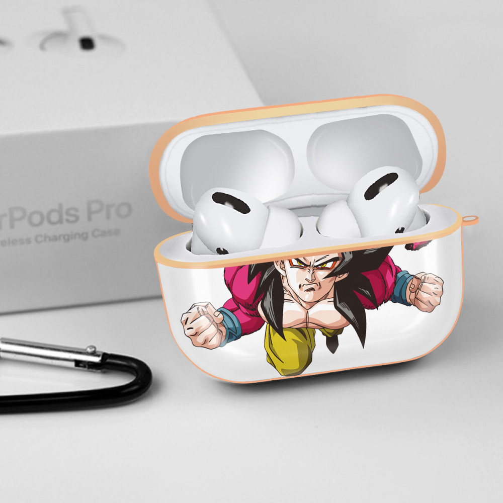 ドラゴンボール 孫悟空（そん ごくう）Son Goku カカロット DRAGON BALL Kakarotto 【AirPods Pro用】ハードシェル保護ケース｜耐衝撃・防指紋・カラビナ付き商品仕様