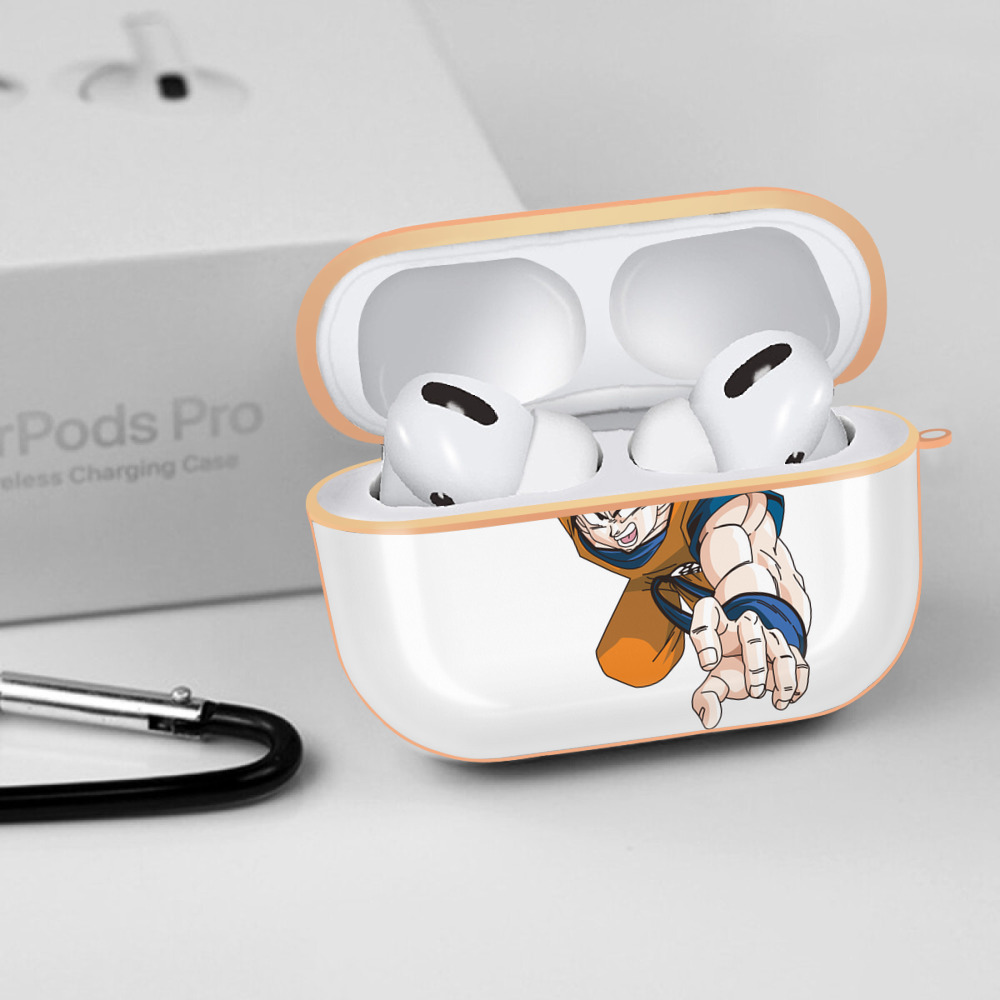 ドラゴンボール 孫悟空（そん ごくう）Son Goku カカロット DRAGON BALL Kakarotto 【AirPods Pro用】ハードシェル保護ケース｜耐衝撃・防指紋・カラビナ付き商品仕様