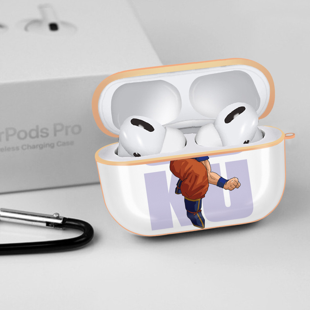 ドラゴンボール 孫悟空（そん ごくう）Son Goku カカロット DRAGON BALL Kakarotto 【AirPods Pro用】ハードシェル保護ケース｜耐衝撃・防指紋・カラビナ付き商品仕様