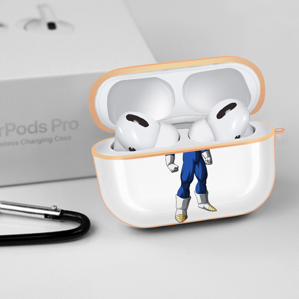 ドラゴンボール ベジータ四世（Bejīta Yonsei）DRAGON BALL Vegeta IV 【AirPods Pro用】ハードシェル保護ケース｜耐衝撃・防指紋・カラビナ付き商品仕様