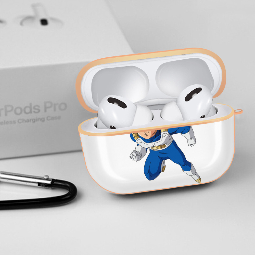 ドラゴンボール ベジータ四世（Bejīta Yonsei）DRAGON BALL Vegeta IV 【AirPods Pro用】ハードシェル保護ケース｜耐衝撃・防指紋・カラビナ付き商品仕様