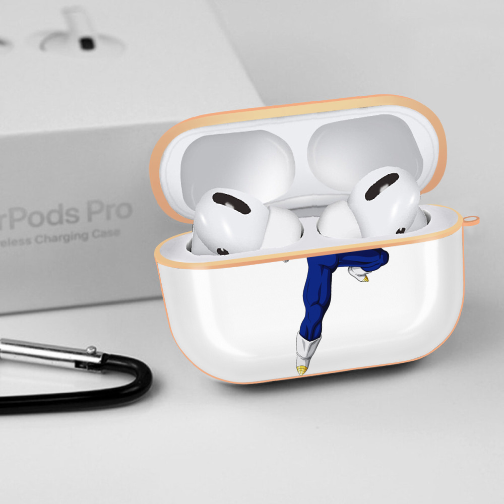 ドラゴンボール ベジータ四世（Bejīta Yonsei）DRAGON BALL Vegeta IV 【AirPods Pro用】ハードシェル保護ケース｜耐衝撃・防指紋・カラビナ付き商品仕様