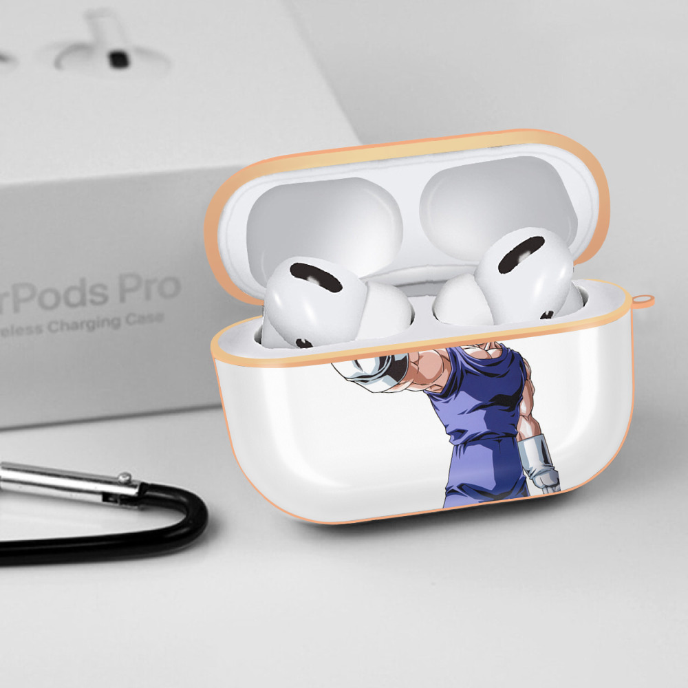 ドラゴンボール ベジータ四世（Bejīta Yonsei）DRAGON BALL Vegeta IV 【AirPods Pro用】ハードシェル保護ケース｜耐衝撃・防指紋・カラビナ付き商品仕様