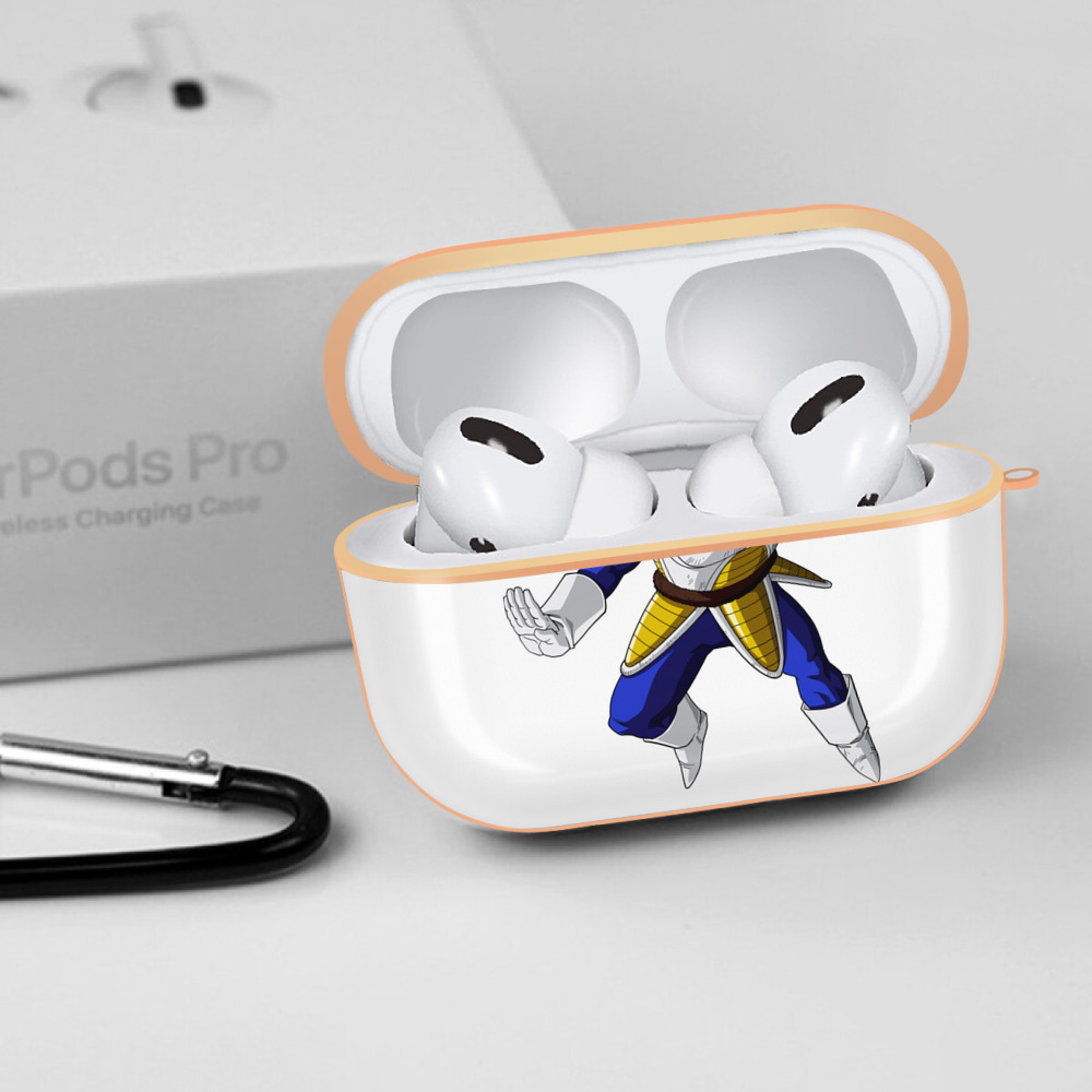 ドラゴンボール ベジータ四世（Bejīta Yonsei）DRAGON BALL Vegeta IV 【AirPods Pro用】ハードシェル保護ケース｜耐衝撃・防指紋・カラビナ付き商品仕様