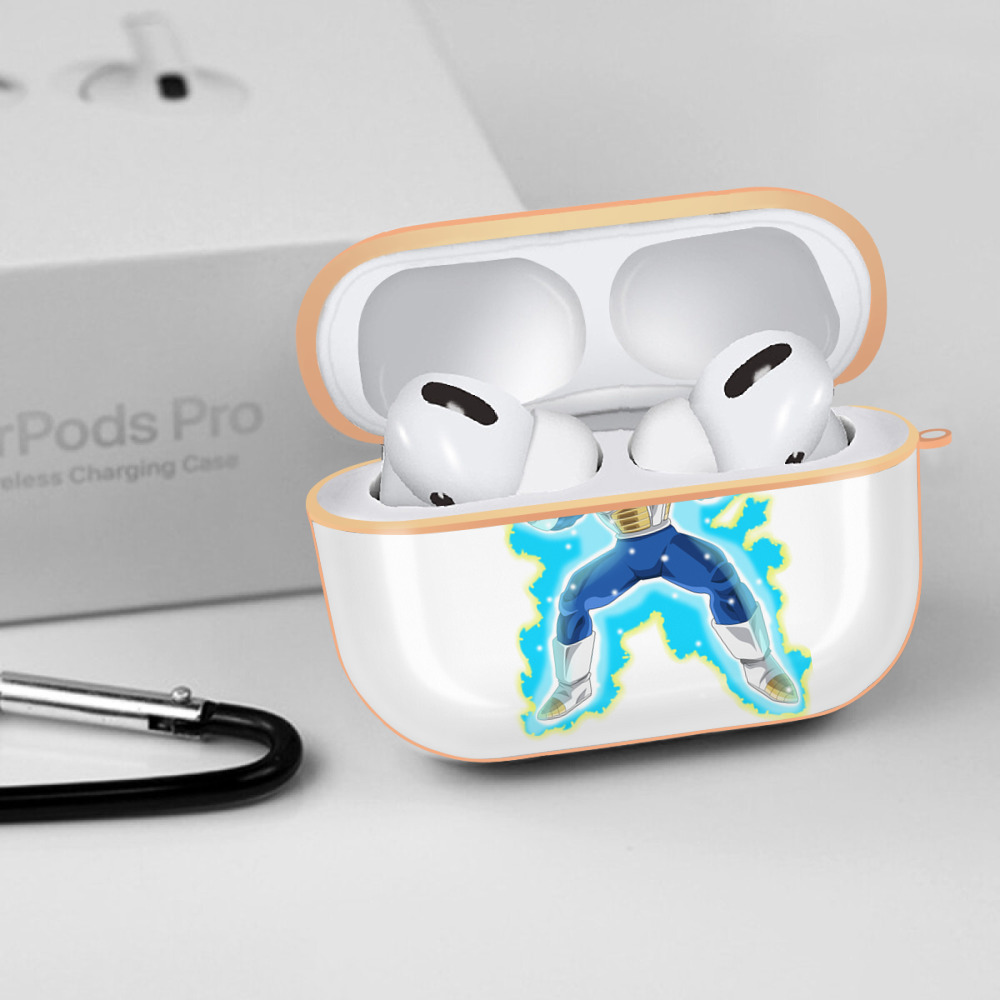 ドラゴンボール ベジータ四世（Bejīta Yonsei）DRAGON BALL Vegeta IV 【AirPods Pro用】ハードシェル保護ケース｜耐衝撃・防指紋・カラビナ付き商品仕様