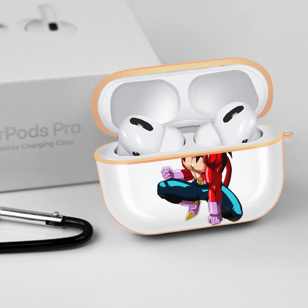 ドラゴンボール ベジータ四世（Bejīta Yonsei）DRAGON BALL Vegeta IV 【AirPods Pro用】ハードシェル保護ケース｜耐衝撃・防指紋・カラビナ付き商品仕様