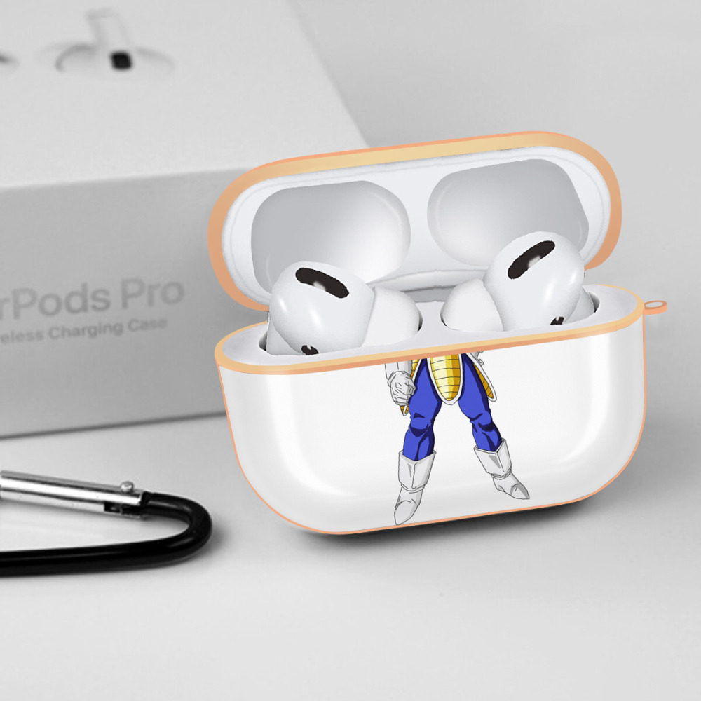 ドラゴンボール ベジータ四世（Bejīta Yonsei）DRAGON BALL Vegeta IV 【AirPods Pro用】ハードシェル保護ケース｜耐衝撃・防指紋・カラビナ付き商品仕様
